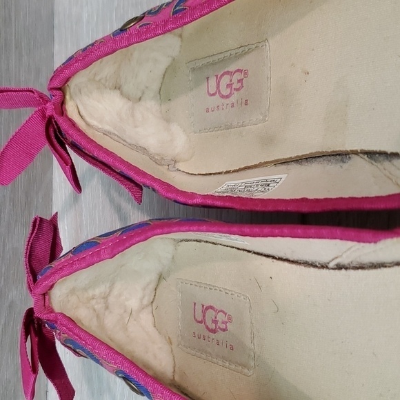 Ugg Australia Women Comfort Loafer Slip on Bow shoes sz 7.5 - Picture 5 of 12
